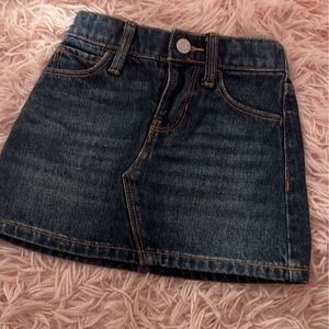 Toddler jean skirt